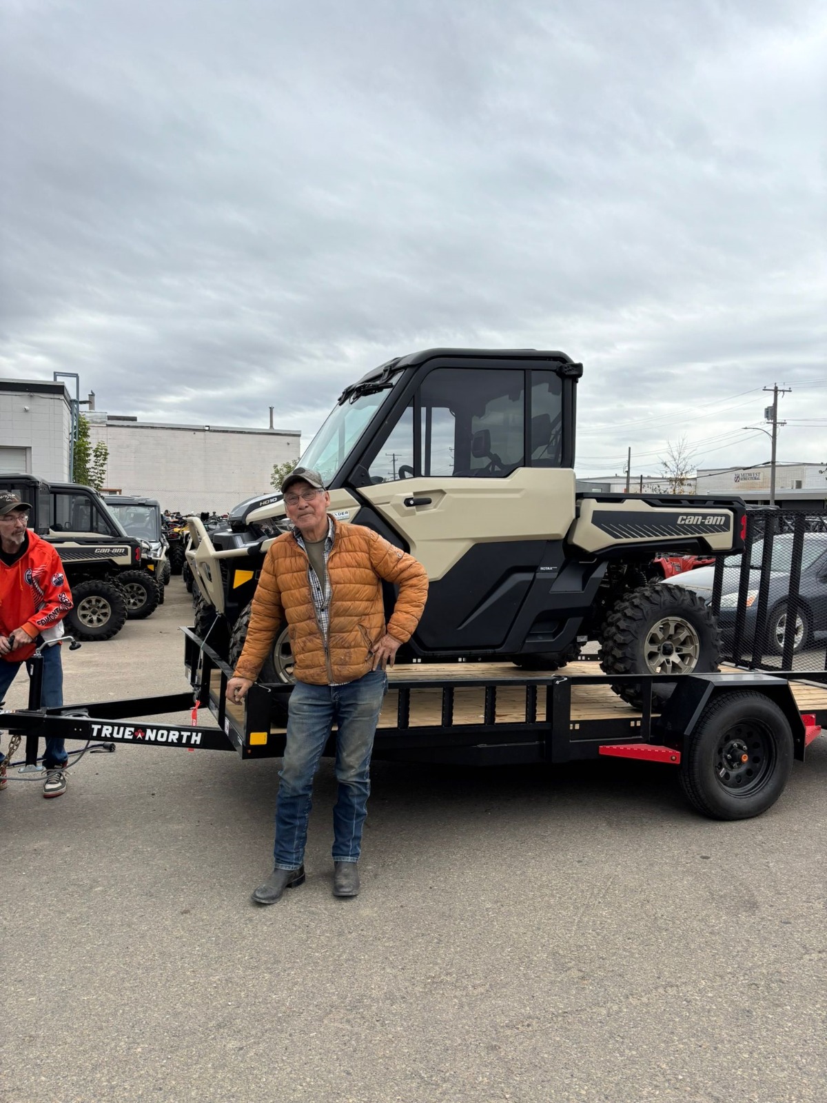 Ron K. with their Can-Am Defender HD10